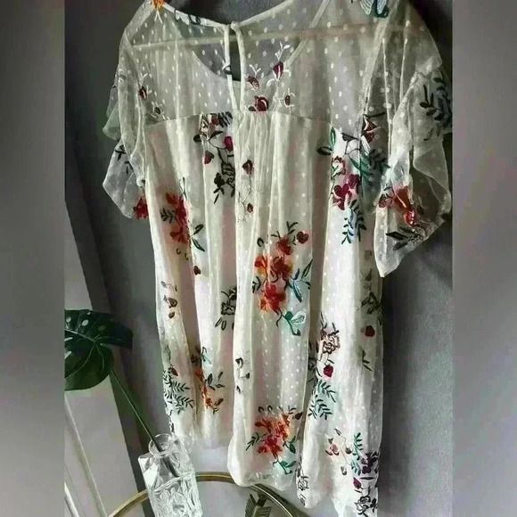 Bluheaven Embroidered Lace Babydoll Dress size M - Picture 4 of 11